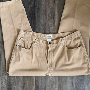 L.L.Bean 42X29 Men’s Khaki Pants 100%Cotton